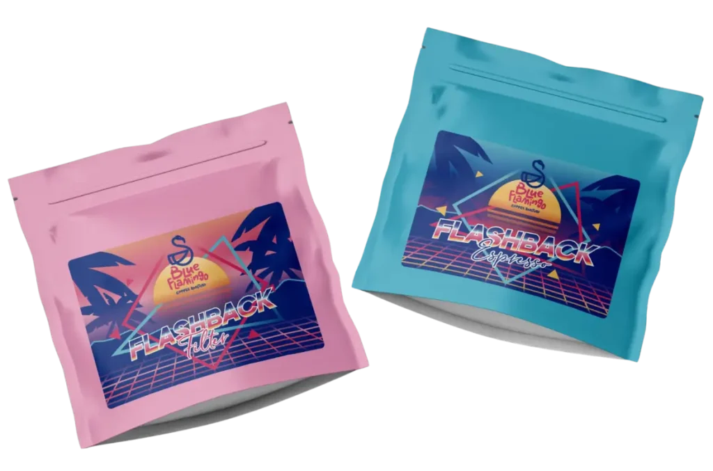 Blue Flamingo Verpackung